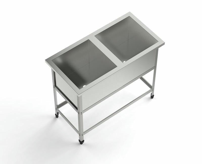 ВАННА МОЕЧНАЯ GPSTEEL СТАНДАРТ ВМ-2 1180/600/850 С (ВМ-2/500)